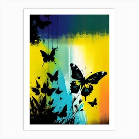 Butterfly In The Sky 4 Art Print