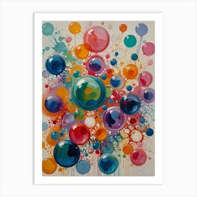 Bubbles 32 Art Print