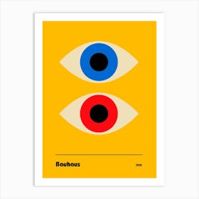 BAUHAUS TWO EYES Art Print