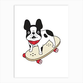 Prints, posters, nursery and kids rooms. Fun dog, music, sports, skateboard, add fun and decorate the place.15 Art Print