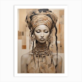 Tribal Woman Art Print