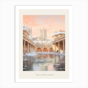 Dreamy Winter Painting Poster Bath United Kingdom 2 Art Print