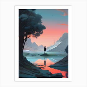 Landscape Painting 1 Art Print