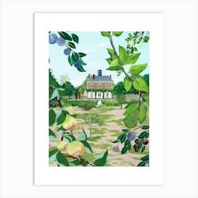 Le Fruit Chateau Art Print