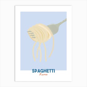 Spaghetti Italy World Foods Art Print