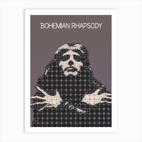 Bohemian Rhapsody Freddie Mercury Art Print