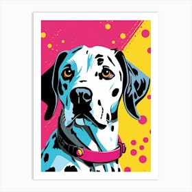 Pop Art Dalmation 4 Art Print