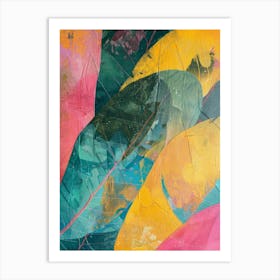Abstract Of Leaves 2 Art Print