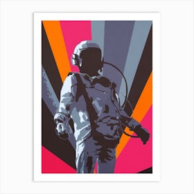 The Wonderful Astronaut Art Print