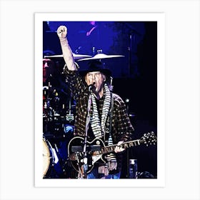 Neil Young 8 Art Print