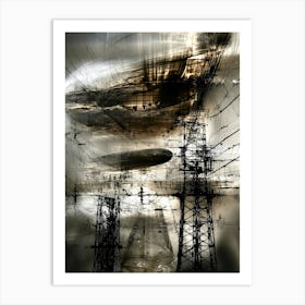 Aliens In The Sky 2 Art Print