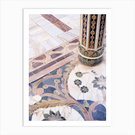 Tiles and Column Art Print