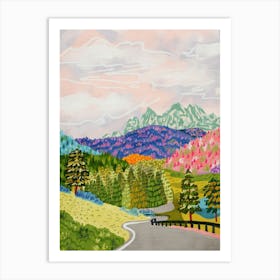 Dolomite Alps Italy Art Print