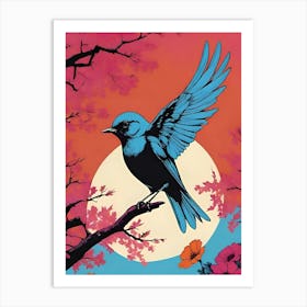 Blue Bird 1 Art Print