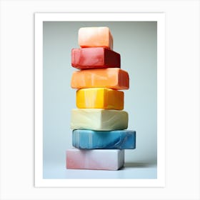 Soap Stacks, Stone Art Art Print