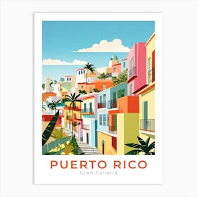 Gran Canaria Puerto Rico Travel Art Print