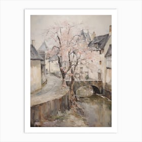 Lacock (Wiltshire) Painting 2 Art Print