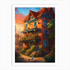 Fairy Tale House Art Print