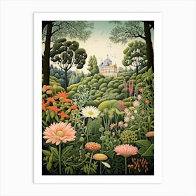 Gothenburg Botanical Garden Sweden Henri Rousseau Style 2 Art Print