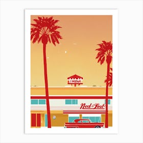 Red'S Diner Canvas Print Kmart Wall Art Art Print