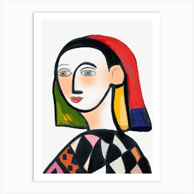 Portrait Of A Dutch Woman Art Print