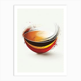 Bowl With Swirls Art Print