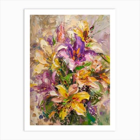 Lily Bouquet 1 Art Print