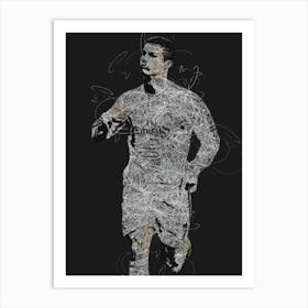 Cristiano Ronaldo Art Print