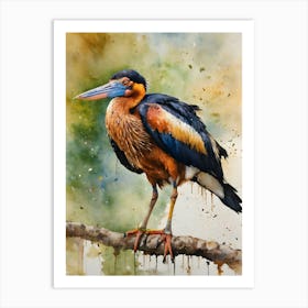 Lesser Adjutant 1 Art Print