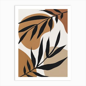 Floral and tropical botanical 9 Art Print