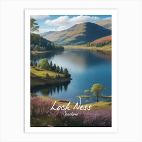 Loch Ness Scotland Art Print