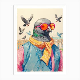 Pigeon 3 Art Print