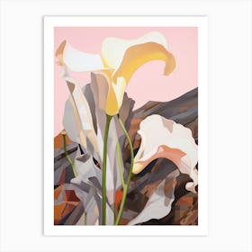 Calla Lily 2 Flower Painting Art Print