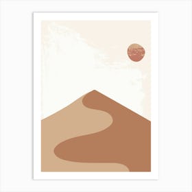 Sand Dunes Art Print