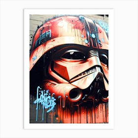 Star Wars Helmet Art Print