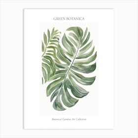 Green Botanica Collection 3 Art Print