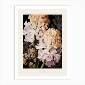 Flower Illustration Hyacinth 1 Poster Art Print