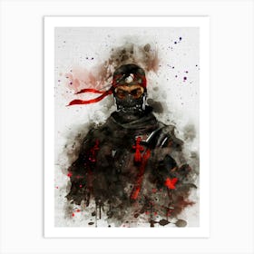 Ghost Of Tsushima Watercolor Art Print