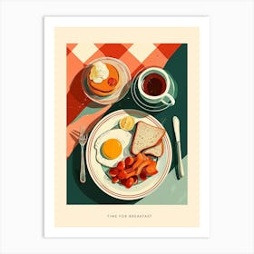 Time For Breakfast Art Deco Poster Art Print