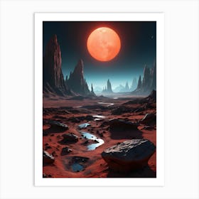 Red Planet Art Print