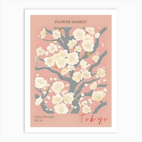 Flower Market Tokyo Art Print