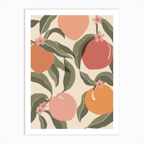 Peaches Art Print