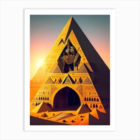 Egyptian Pyramid Art Print