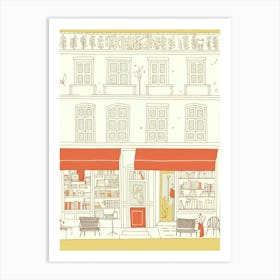 Nice The Book Nook Pastel Colours 3 Art Print