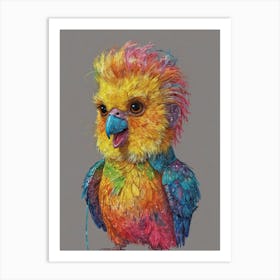 Colorful Parrot 30 Art Print