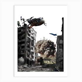 War In The City Art Print