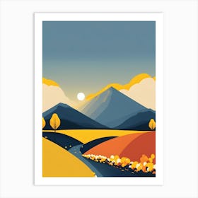 Autumn Landscape Art Print