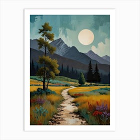 Landscape Painting Art Print