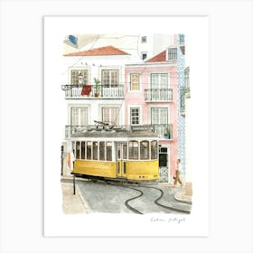 Lisbon Tram, Portugal Art Print