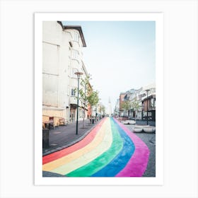 Rainbow Road Art Print